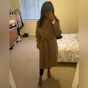 Zara Faux Suede Trench